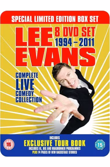 Lee Evans - 1994-2011 - Special Limited Edition - 8 DVD Boxset - Steelbook - Film DVD