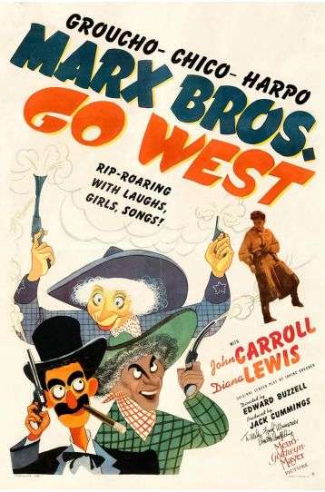 Marx Bros - Go West - Film DVD