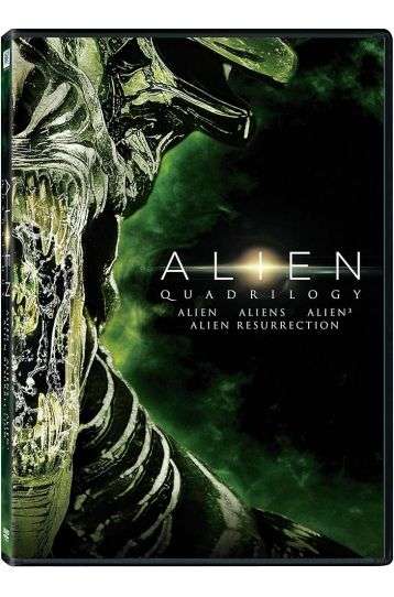Alien Quadrilogy - Alien + Aliens + Alien 3 + Alien Resurrection - 4 Movie Boxset 5 Disc Pack - Film DVD