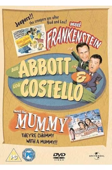 Abbott And Costello Meet Frankenstein (1948) + Abbott And Costello Meet The Mummy (1955) - 2 Movies Boxset