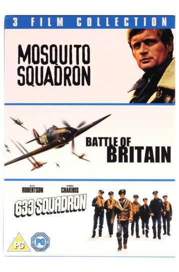 Mosquito Squadron + Battle Of Britain + 633 Squadron - 3 Film Collection - Film DVD