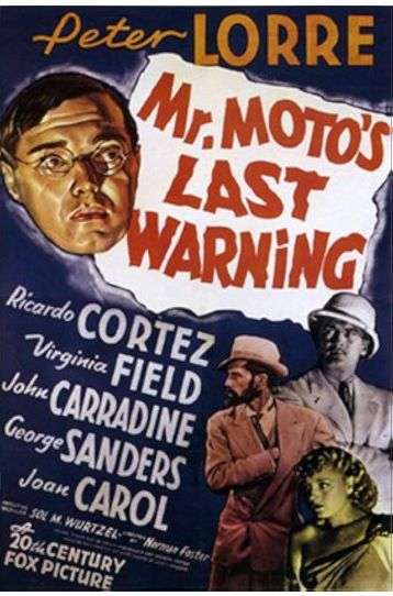 Mr.Moto's Last Warning - Film DVD