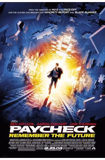 Paycheck - Film DVD