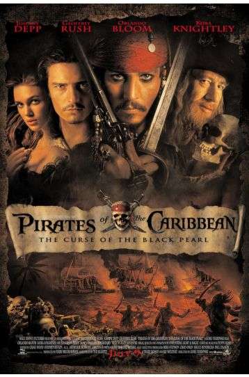 Pirates Of The Caribbean - The Curse Of The Black Pearl - Film DVD