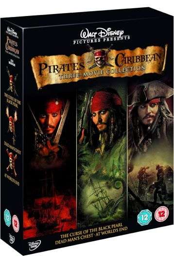 Pirates Of The Caribbean - Three Movie Collection - 3 DVD Boxset - Film DVD