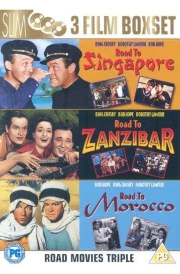 Road To Singapore + Road To Zanzibar - Road To Morocco - 3 DVD Boxset - Film DVD