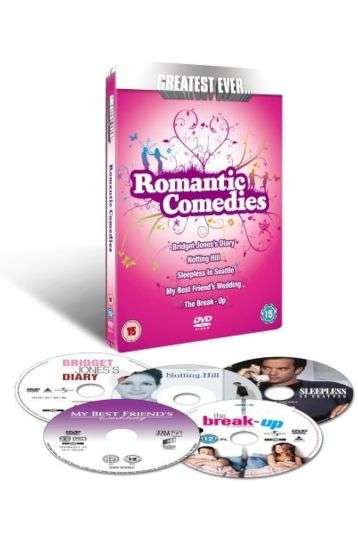 Romantic Comedies - Bridget Jones's Diary + Notting Hill + Sleepless In Seatle + My Best Friend's Wedding + The Break-Up - Greatest Ever... - 5 Movie Boxset - Steelbook - Film DVD