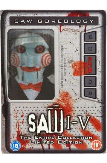 Saw I-V - The Entire Collection - Saw Goreology - 5 DVD Boxset - Film DVD