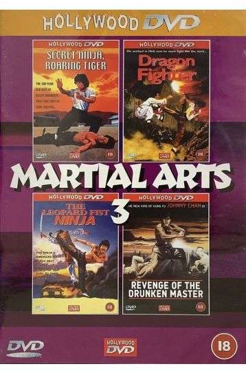 Secret Ninja, Roaring Tiger + Dragon Fighter + The Leopard Fist Ninja + Revenge Of The Drunken Master - 4 Movie Boxset - Film DVD