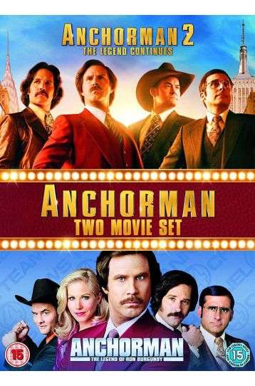 Anchorman + Anchorman 2 - Two Movie Set - Film DVD