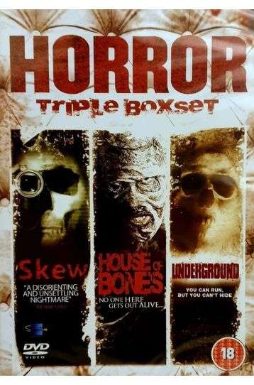 Skew + House Of Bones + Underground - 3 DVD Boxset - Film DVD
