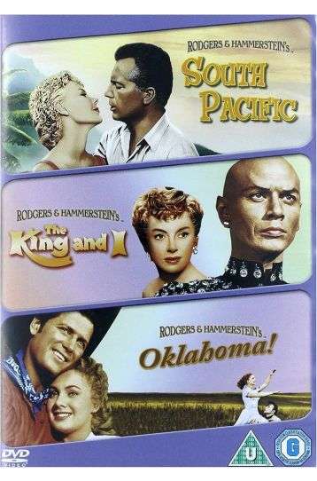 South Pacific (1958) + The King And I (1956) + Oklahoma! (1955) - 3 Movies Boxset - Film DVD