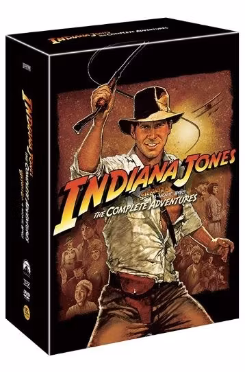 The Adventures Of Indiana Jones Complete Collection - Raiders Of The Lost Ark (1981) + Indiana Jones And The Temple Of Doom (1984) + Indiana Jones And The Last Crusade (1989) + Bonus Material DVD - 4 DVD Boxset - Film DVD