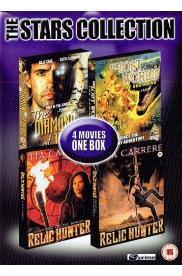 The Diamond Of Jeru + Relic Hunter - Diamond Of The Rough + Relic Hunter - Allies & Enemies + The Lost World - The Beginning - 4 Movie DVD Boxset - Film DVD