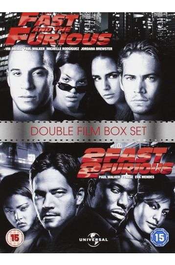 The Fast And The Furious + 2 Fast 2 Furious - 2 Film Boxset - Film DVD