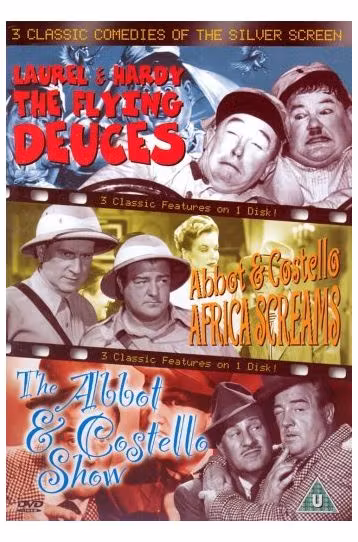 The Flying Deuces + Africa Screams + The Abbot & Costello Show - 3 Classic Comedies - Film DVD