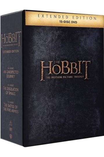 The Hobbit - The Motion Picture Trilogy - Extended Edition - 15 DVD Boxset - Film DVD