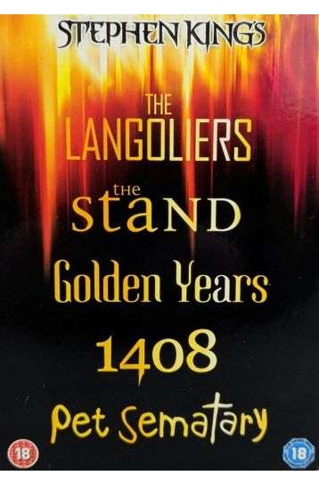 The Langoliers + The Stand + Golden Years + 1408 + Pet Sematary - 5 DVD Boxset - Film DVD