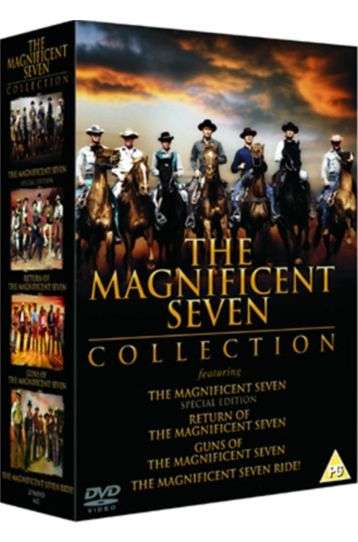 The Magnificent Seven Quadrilogy - The Magnificent Seven (1960) + Return Of The Magnificent Seven (1966) + Guns Of The Magnificent Seven (1969) + The Magnificent Seven Ride! (1972) - 4 Movies Boxset - Film DVD