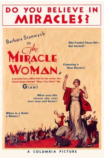The Miracle Woman - Film DVD