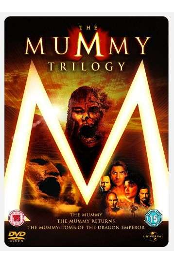 The Mummy Trilogy - 3 DVD Movie Boxset - Steelbook - Film DVD