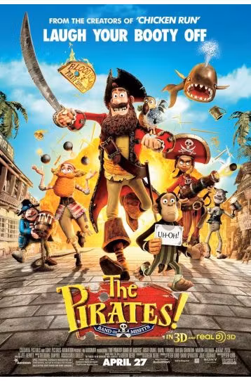 The Pirates! - In An Adventure With Scientists! - Film DVD