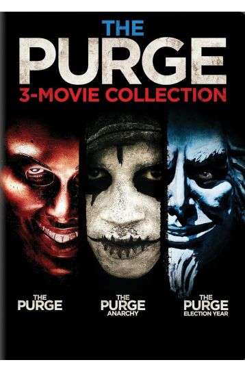 The Purge Trilogy - The Purge (2013) + The Purge - Anarchy (2014) + The Purge - Election Year (2016) - 3 Movies Boxset - Film DVD