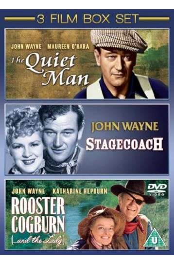 The Quiet Man + Rooster Gogburn + Stagecoach - 3 Film Boxset - Film DVD