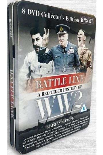Battle Line - A Recorded History Of WW2 - 8 DVD Collector's Edition - Steelbook - Film DVD