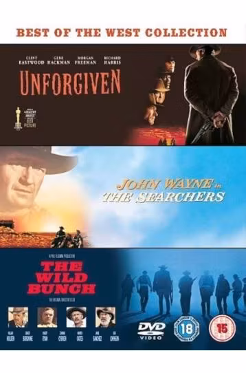 The Searchers + The Wild Bunch + Unforgiven - 3 DVD Boxset - Film DVD