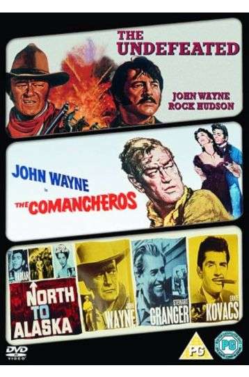 The Comancheros (1961) + The Undefeated (1969) + North To Alaska (1960) - 3 Movies Boxset - Film DVD