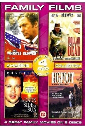 The Whistle Blower + Dollar For The Dead + The Dark Side Of The Sun + Bigfoot - 4 Film Boxset - Film DVD