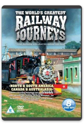 The World Greatest Railway Journeys - North & South America, Canada & Australasia - 8 DVD Boxset - Film DVD