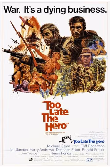 Too Late The Hero - Film DVD
