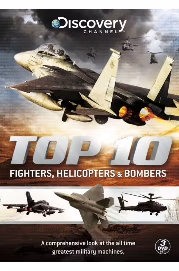 Top 10 Fighters, Bombers & Helicopters - 3 DVD Boxset - Film DVD
