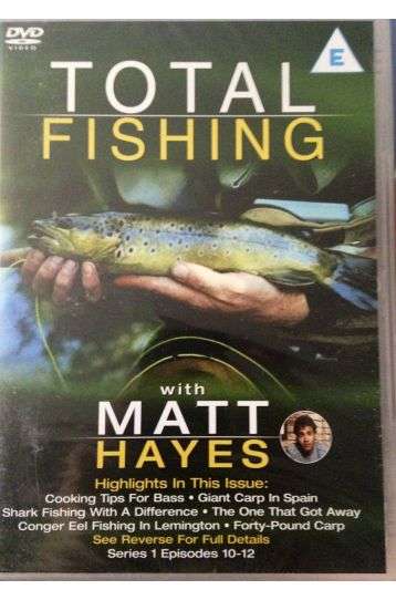 Total Fishing With Matt Hayes - Series 1 - Episodes 10,11,12 - Film DVD