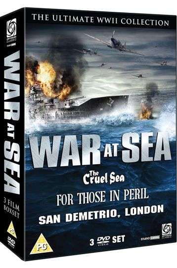 War At Sea - The Cruel Sea + For Those In Peril + San Demetrio, London - 3 DVD Boxset - Film DVD
