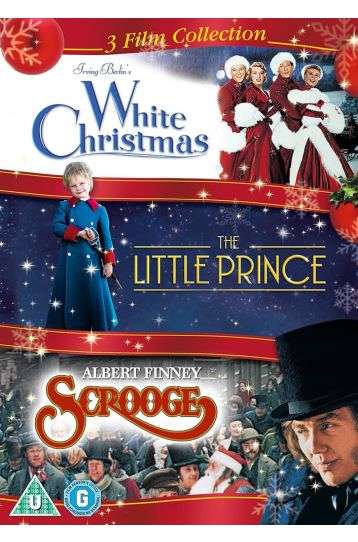 White Christmas (1954) + The Little Prince (1974) + Scrooge (1970) - 3 Movies Boxset - Film DVD