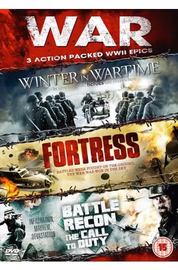 Winter In Wartime + Fortress + Battle Recon - The Call Of Duty - 3 War Action Packed WWII Epics - Film DVD