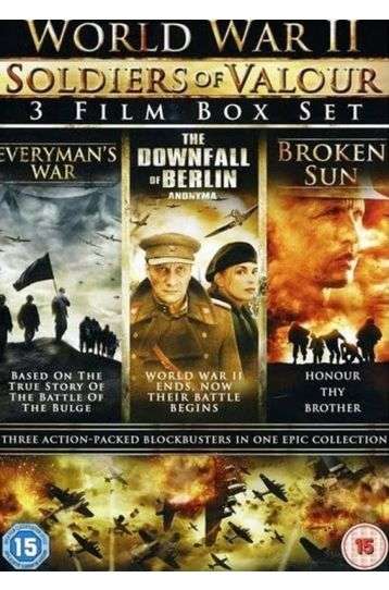 World War II - Soldiers Of Valour - 3 DVD Boxset - Film DVD