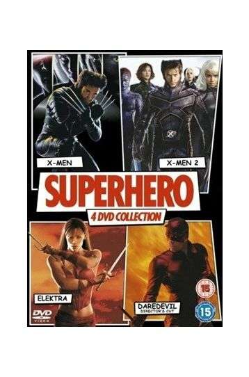 X-Men + X-Men 2 + Elektra + Daredevil - Director's Cut - 4 DVD Superhero Collection - Film DVD
