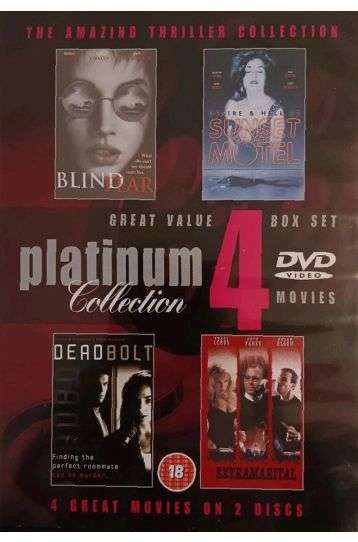 Blind Fear + Sunset Motel + Dead Bolt + Extramarital - Platinum Collection - 4 DVD Movies - Film DVD