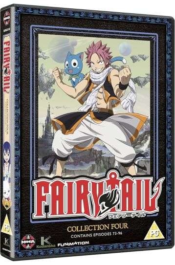 Fairy Tail Collection Four - Episodes 73-96 - 4 DVD Boxset - Film DVD