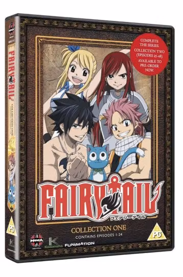 Fairy Tail: Collection One - Episodes 1-24 - 4 DVD Boxset - Film DVD