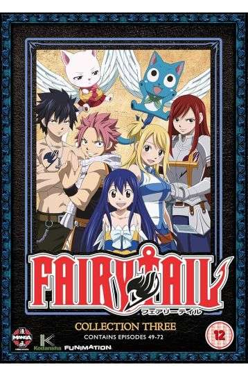 Fairy Tail: Collection Three - Episodes 49-72 - 4 DVD Boxset - Film DVD