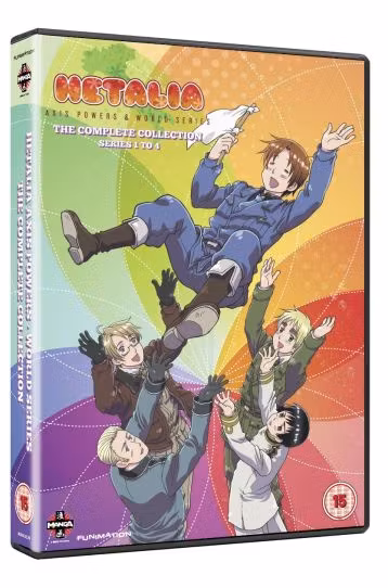 Hetalia: Axis Powers - The Complete Series 1 To 4 - 4 DVD Boxset - Film DVD