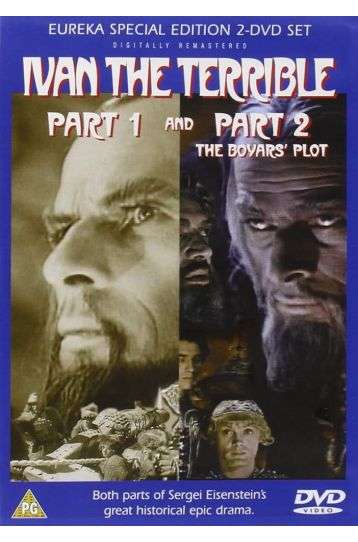Ivan The Terrible Part 1 + Part 2 The Boyars' Plot - Special Edition - Eureka! Movie - Film DVD