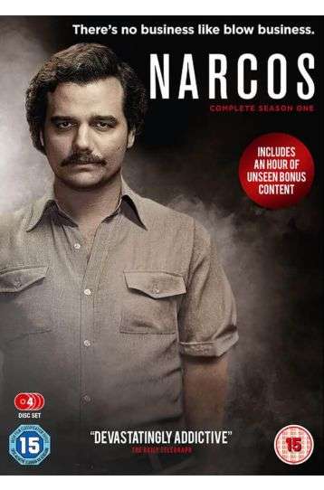 Narcos (2015) - Complete Season One - 4 DVD Boxset - Arrow Movie - Film DVD