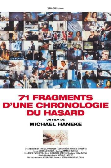 71 Fragments Of A Chronology Of Chance - Artificial Eye Movie - Film DVD