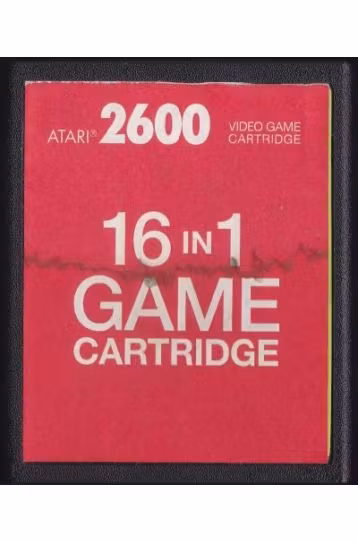 16-Games PAL 16-In-1 (A) Taiwan NEW - 2600 Multi-Games - 16 Games in One (Standard) - Joc Atari 2600/5200/7800